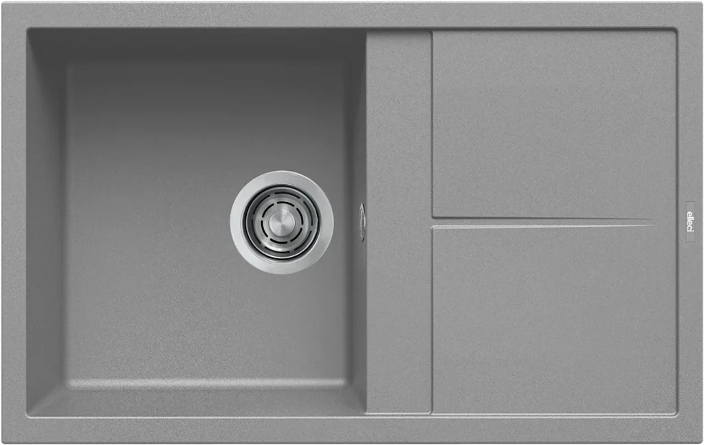 foto del prodotto lavello unico 300 79x50 1 vasca gocciolatoio cemento 48