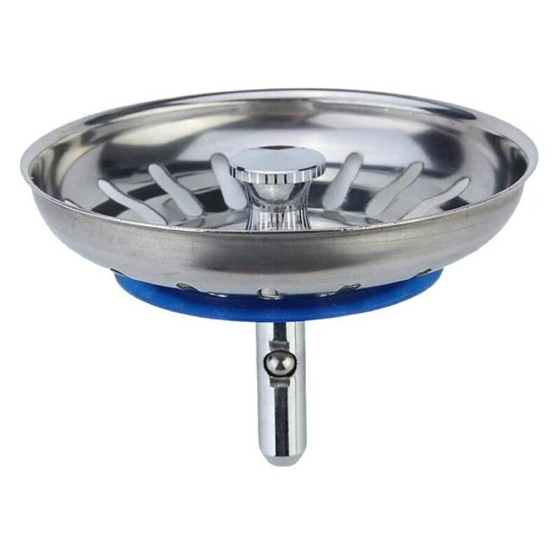foto del prodotto lavello universale 80mm cestello di scarico tappo lavello in acciaio inox tappo lavello lavello tappo di scarico lavello cucina tappo lavello