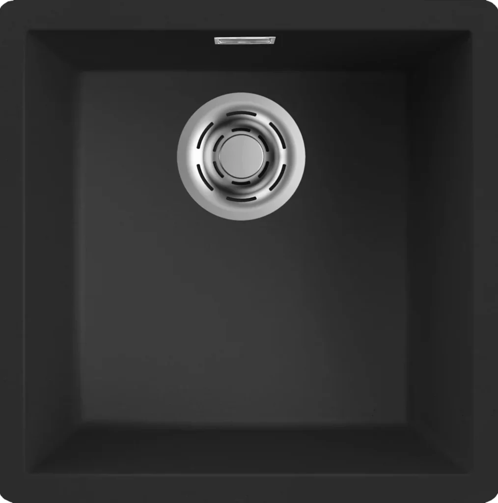 foto del prodotto lavello zen 102 45,6x45,6 1 vasca black 86