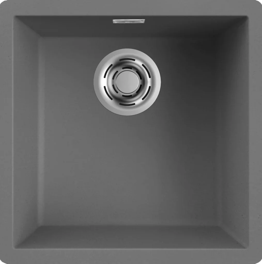 foto del prodotto lavello zen 102 45,6x45,6 1 vasca dark grey 99