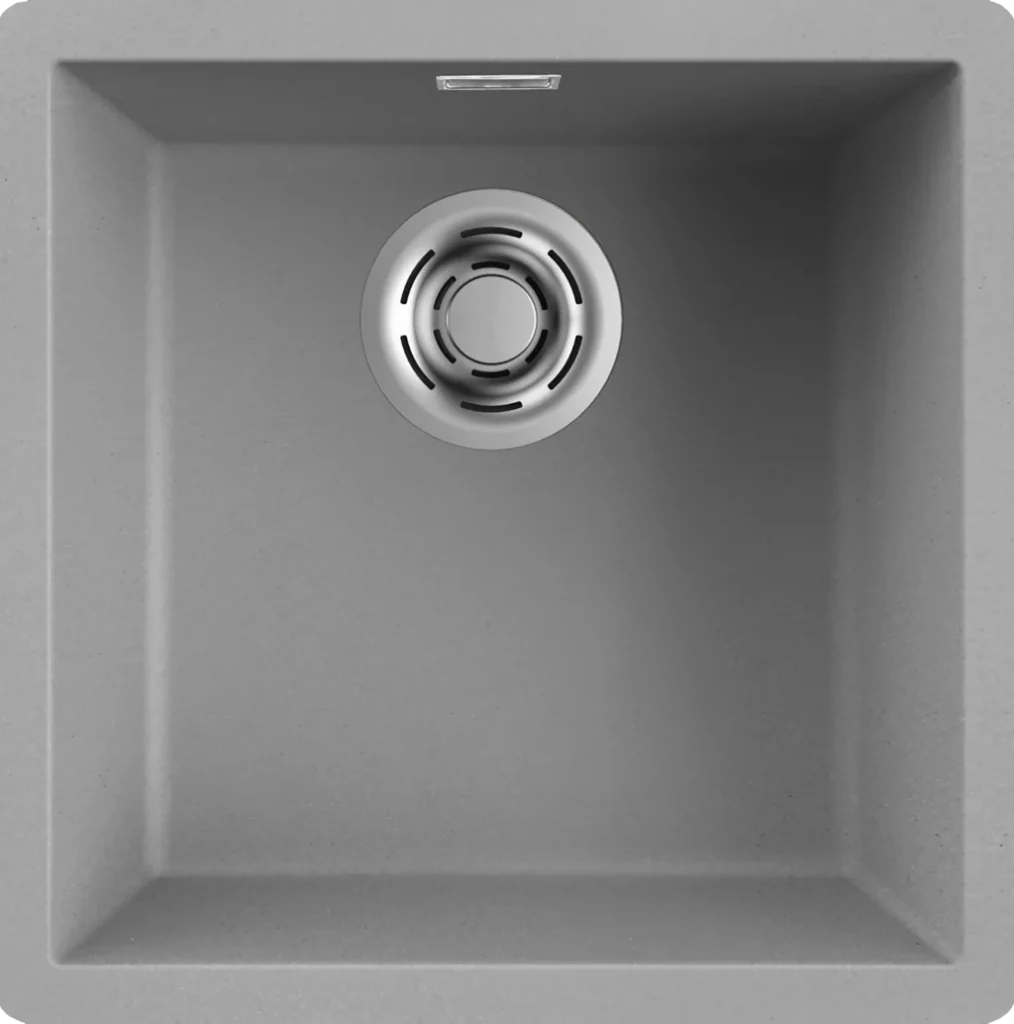 foto del prodotto lavello zen 102 45,6x45,6 1 vasca light grey 97
