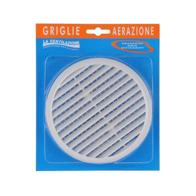 foto del prodotto laventilazione griglia pl 120 tonda rete 100 bl