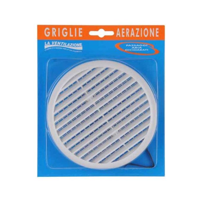 foto del prodotto laventilazione griglia pl 175 tonda rete 125 160 molle bl