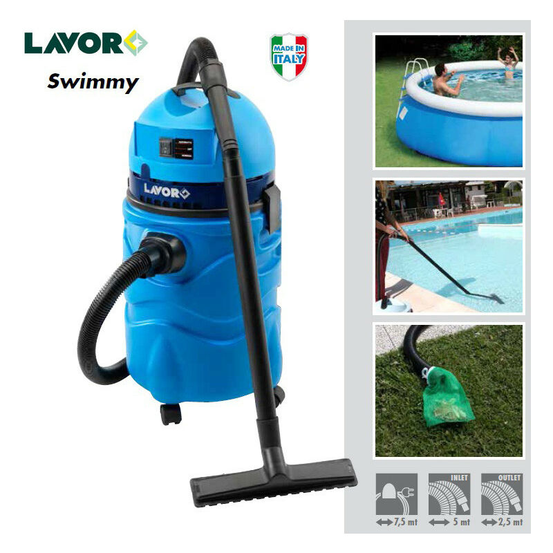 foto del prodotto lavor aspiratore per piscina 1400w 20l 70l s swimmy