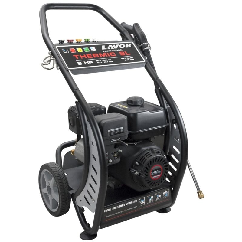 foto del prodotto lavor idropulitrice a scoppio wash thermic 9l 250bar 900l h motore 9hp