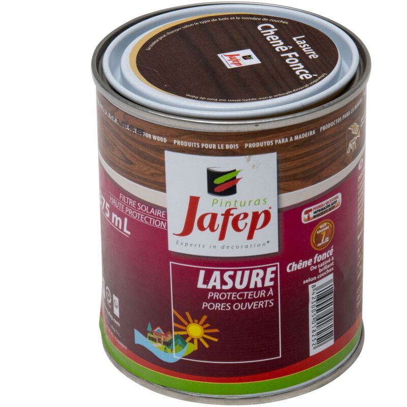 foto del prodotto lazura rovere scuro jafep 375 ml