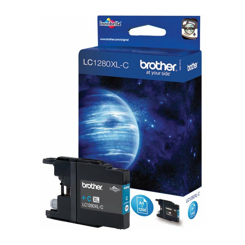 foto del prodotto lc1280xlc cartuccia inchiostro originale xl per stampanti inkjet - ciano