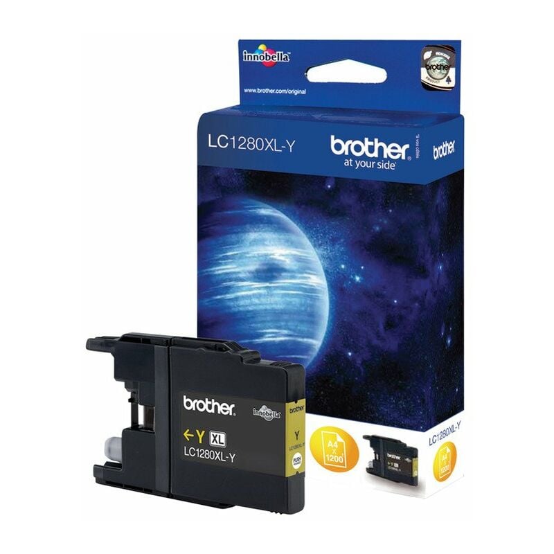 foto del prodotto lc1280xly cartuccia inchiostro originale xl per stampanti inkjet - giallo