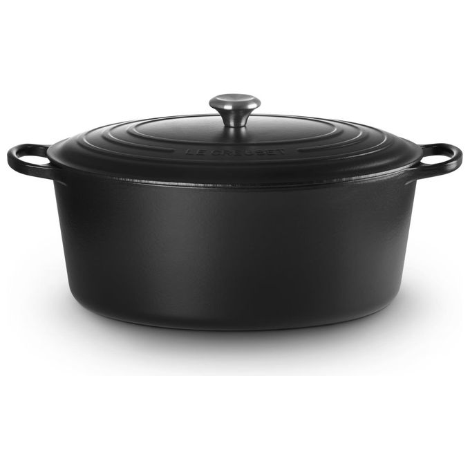 foto del prodotto le creuset cocotte ovale evolution in ghisa vetrificata 40cm nero