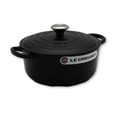 foto del prodotto le creuset signature roaster round 20cm black schwarz 21177200000430 