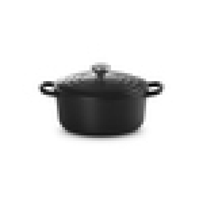 foto del prodotto le creuset signature roaster round 22cm black schwarz 21177220000430 