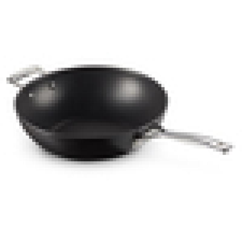foto del prodotto le creuset toughened non stick nonstick stir fry stirfry pan 30cm black silver 51104300010202 