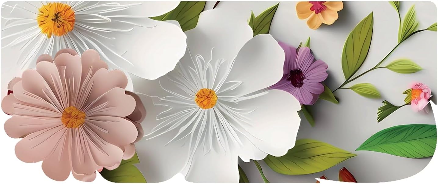 foto del prodotto le forme primavera tappeto cucina 50x120 cm sagoma pvc moderno antiscivolo stampa digitale