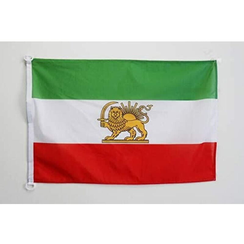 foto del prodotto le georgiche az flag bandiera iran antica 90x60cm per esterno bandiera iraniana 60 x 90 cm