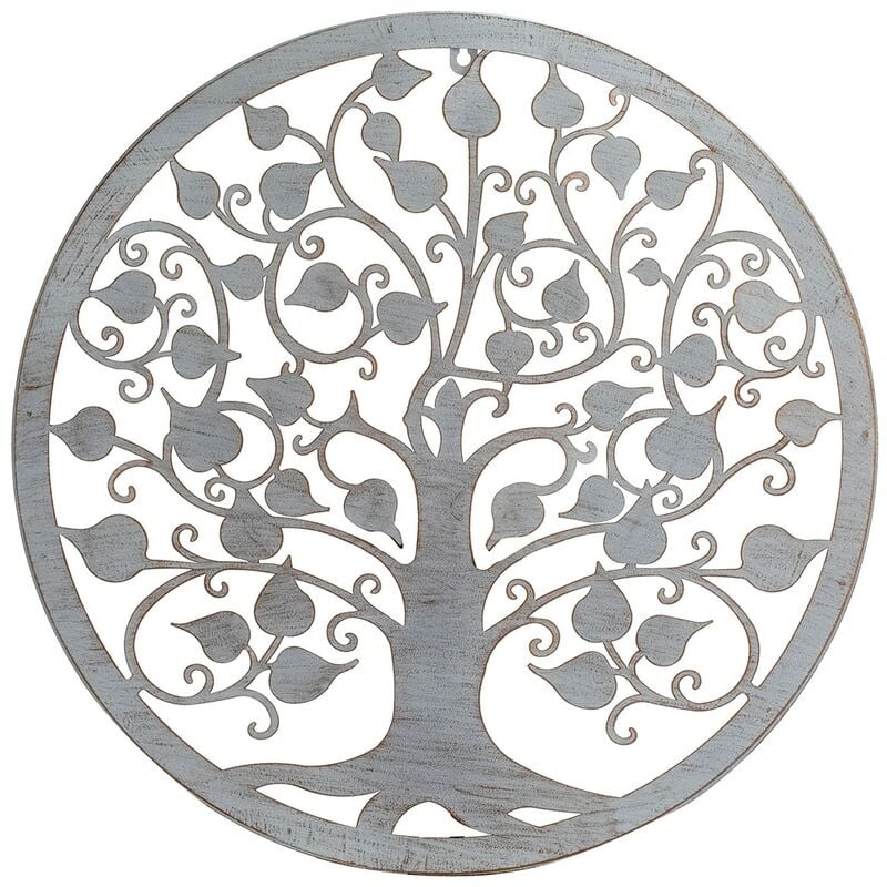 foto del prodotto le monde des animaux signes grimalt applicare la parete dell ornamento in metallo applica appliques a parete grigio metal 1x50x50cm 23663