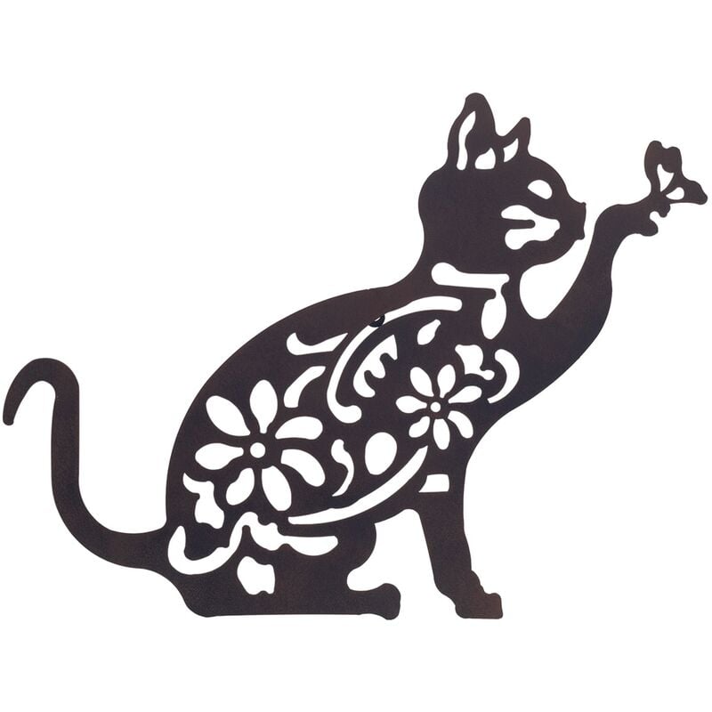 foto del prodotto le monde des animaux signes grimalt applicare la parete dell ornamento in metallo black metal black metal wall adorno 1x51x41cm 24031