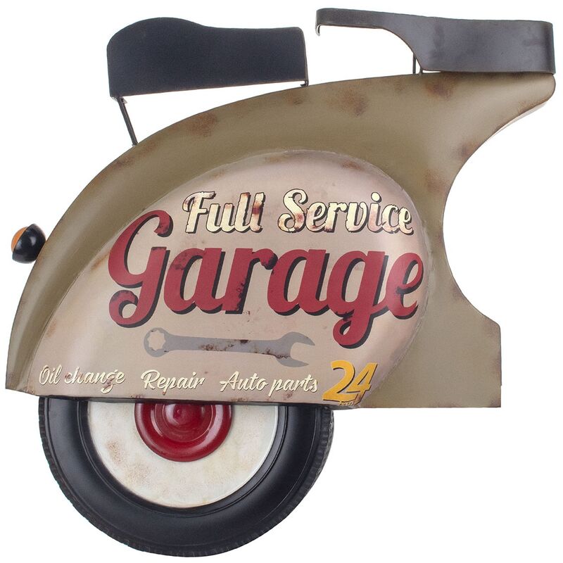 foto del prodotto le monde des animaux signes grimalt applicare la parete dell ornamento in metallo garage wall advance metal crude metal 14x71x77cm 23179