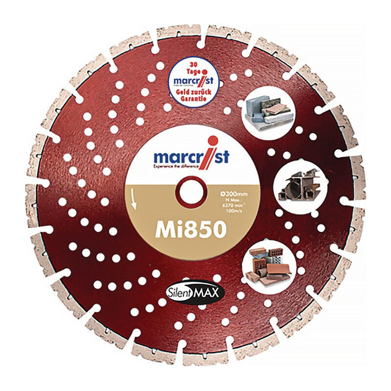 foto del prodotto le sanitaire disque tron onner diamant mi850s d.125mm al sage.22.23mm seg. h.10mm seg. s.2.4mm