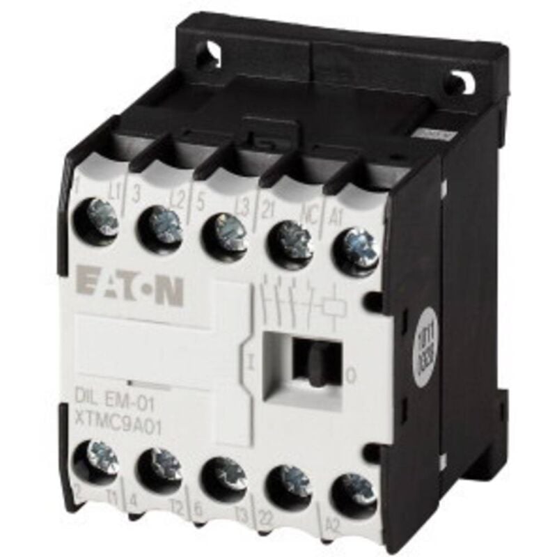 foto del prodotto le sanitaire eaton dilem 01 230v50hz,240v60hz contattore 3 na 4 kw 230 v ac 9 a 1 pz.