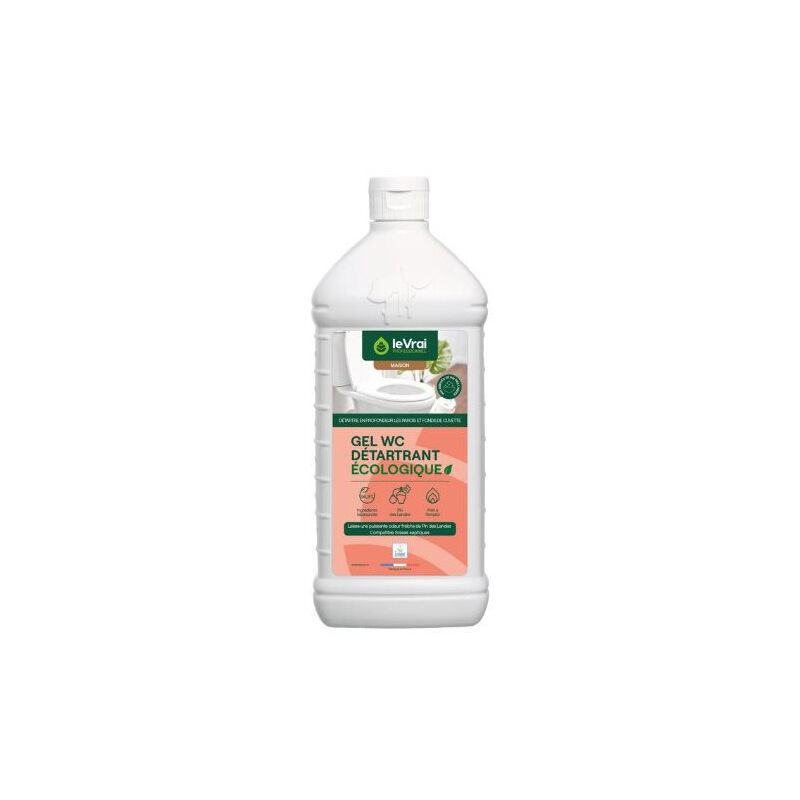 foto del prodotto le vrai professionnel gel ecologico decalcificante per wc 1l.