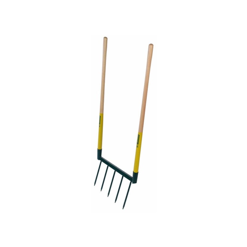 foto del prodotto leborgne biogrif naturovert 5 rebbi non montati pefc manico in legno 320301