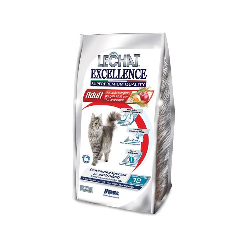 foto del prodotto lechat excellence gatto adulto, alimento completo gr.400