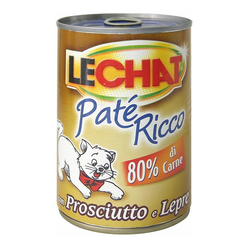 foto del prodotto lechat gatto adult pat 400gr ricco con prosciutto e lepre