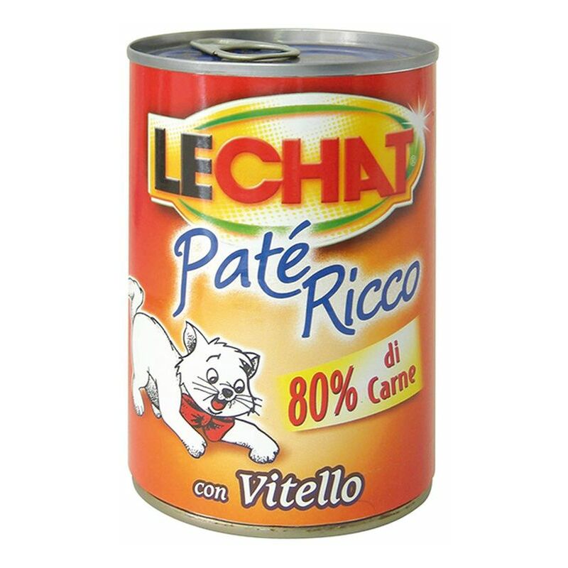 foto del prodotto lechat gatto adult pat 400gr ricco con vitello