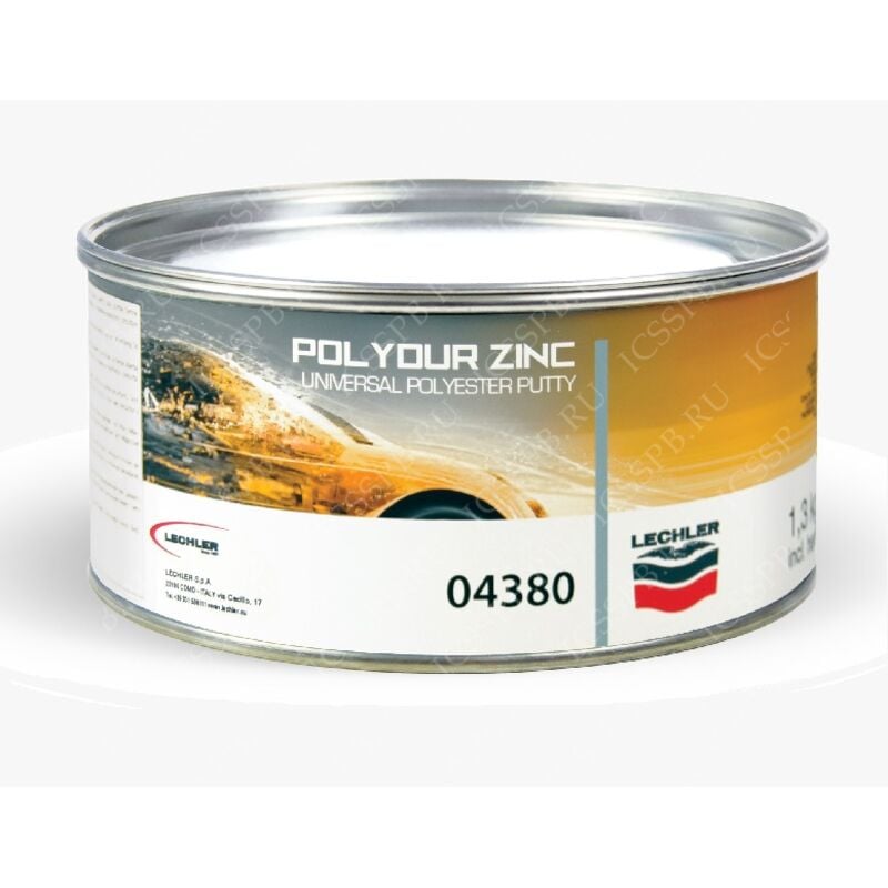 foto del prodotto lechler stucco metallico per carrozzeria polydur 04380 kg 13 con catalizzatore