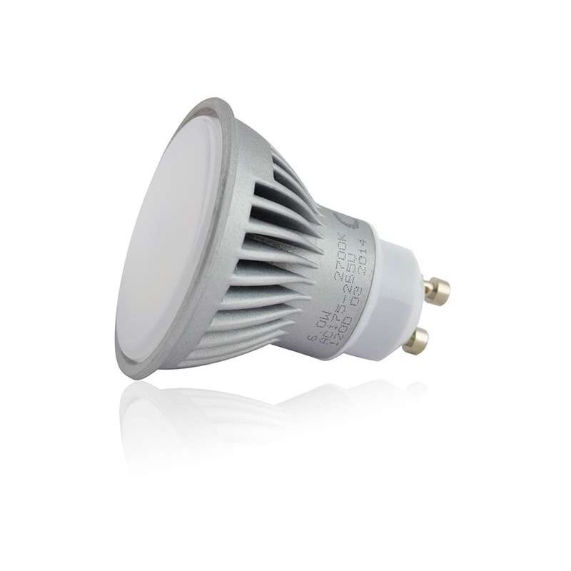 foto del prodotto leclubled illuminazione led spot gu10 6w 50w bianco hot 2700k 420lm angolo largo 120 