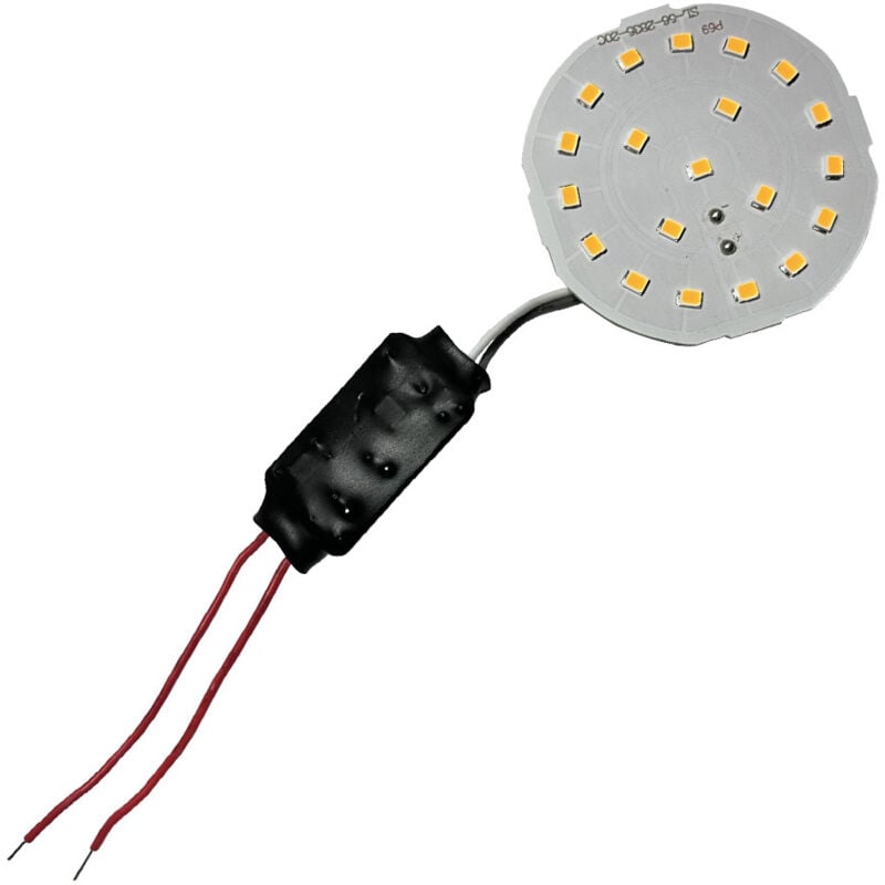 foto del prodotto leclubled led smd 1w ac dc12v 110lm 120 56mm giallo