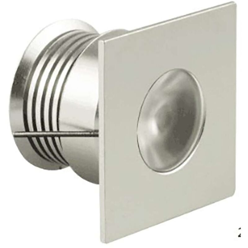 foto del prodotto leclubled led spot quadrato compatto 4w 12v equivalente 30w ip65 bianco caldo 3000k