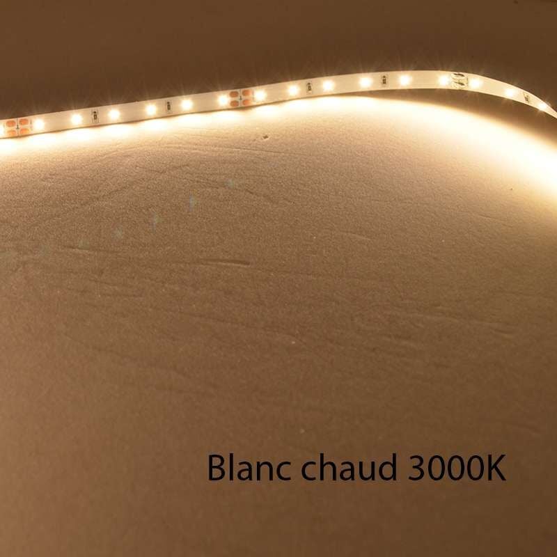 foto del prodotto leclubled nastro led bianco 60 led m 4.8w m ip20 10m bianco caldo 3000k