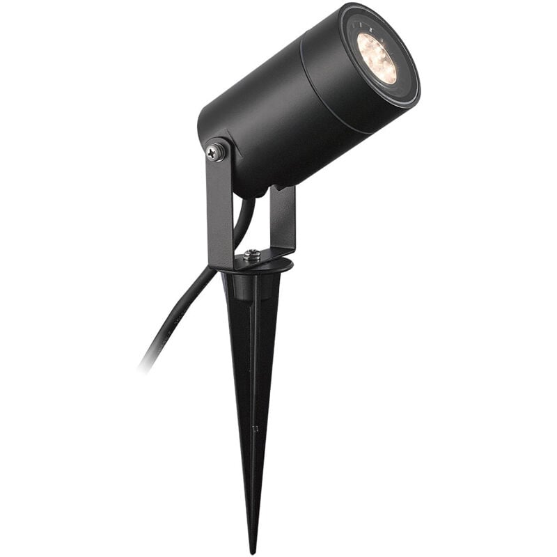 foto del prodotto leclubled piquet luminoso led gu10 impermeabile ip65 65 nero 1