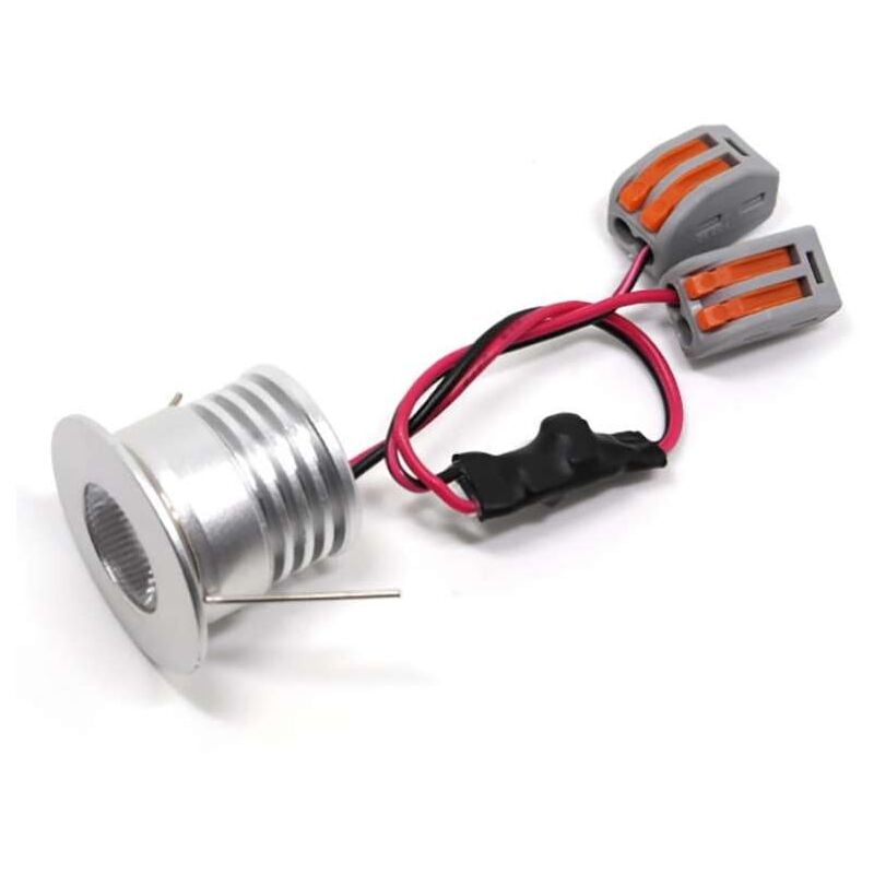 foto del prodotto leclubled spot led incastable compact 4w dc12v equivalente 30w bianco caldo 3000k 1