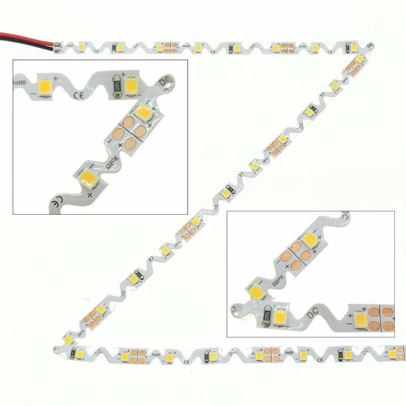 foto del prodotto leclubled striscia led flessibile s dc24v 60 led smd2835 14w m 1m bianco caldo 3000k