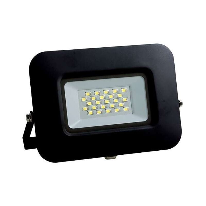 foto del prodotto led 20w 120w linea premium nera ip65 1700lm bianco giorno 6000k