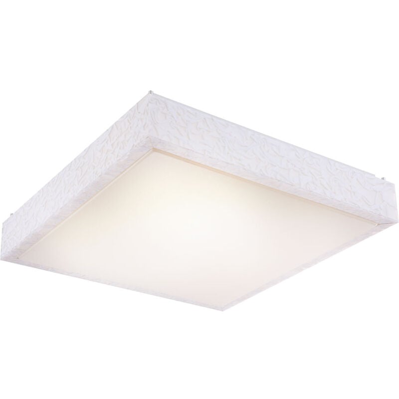 foto del prodotto led 48 watt plafoniera plafoniera illuminazione metallo bianco lampada apparecchio globo 41679