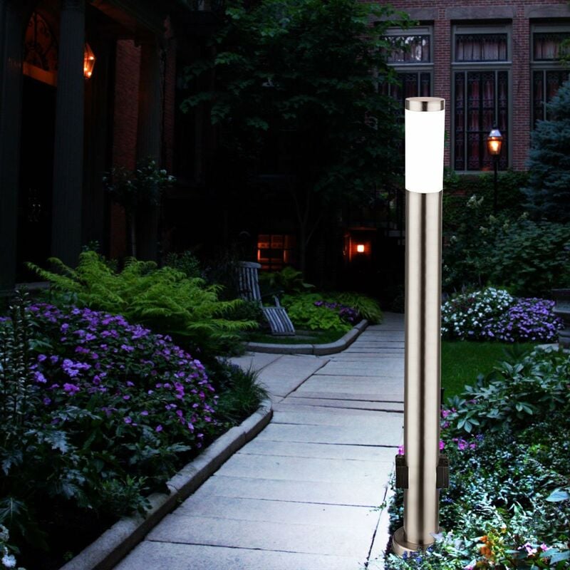 foto del prodotto led 7 watt da giardino in acciaio inossidabile con distributore di energia luminosa per veranda illuminazione