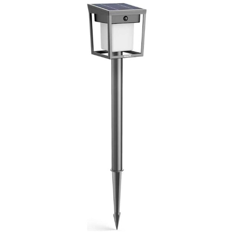 foto del prodotto led 929004631801 blaise lampada solare da terra per esterni led monocolore led a montaggio fisso 1.5 w antrac philips