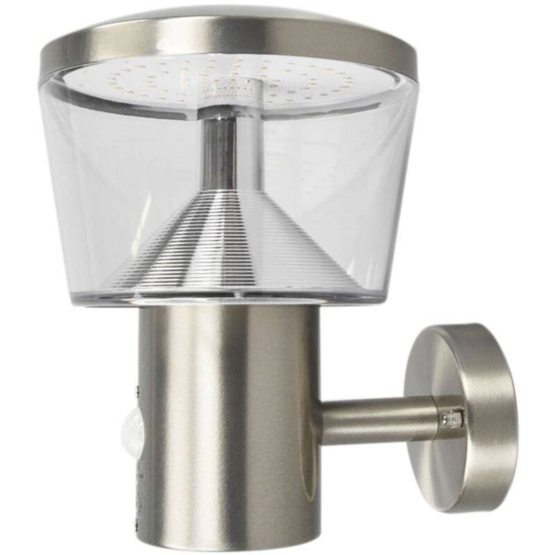 foto del prodotto led antje in grigio da acciaio inox lindby