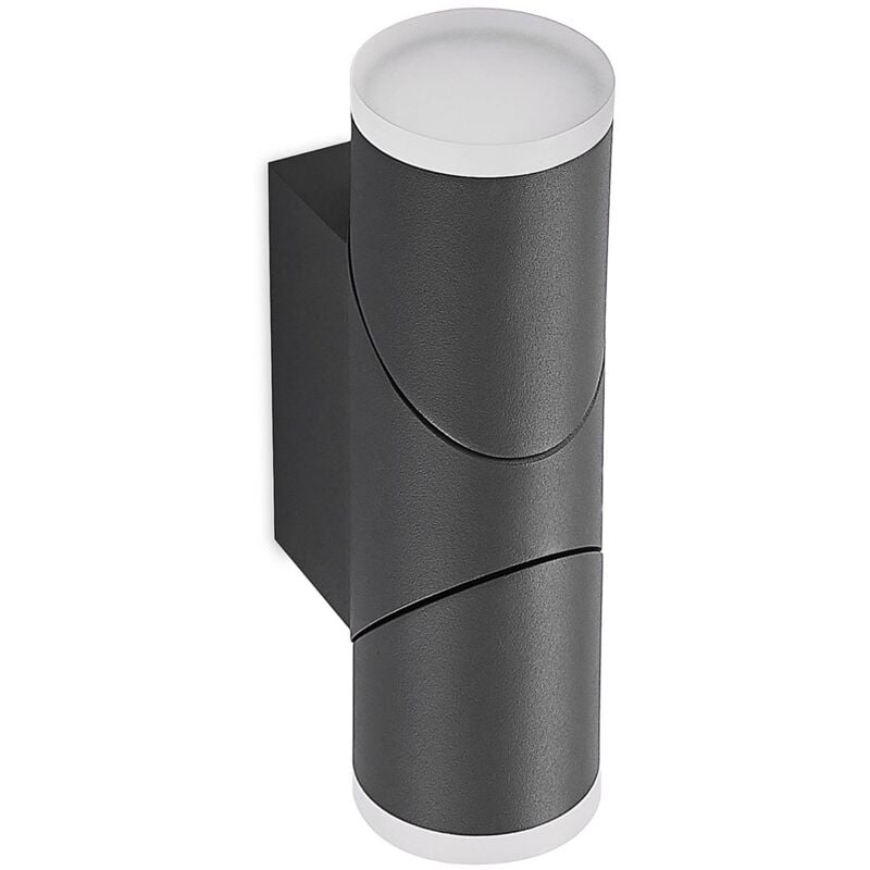 foto del prodotto led aspyn in nero da alluminio lindby