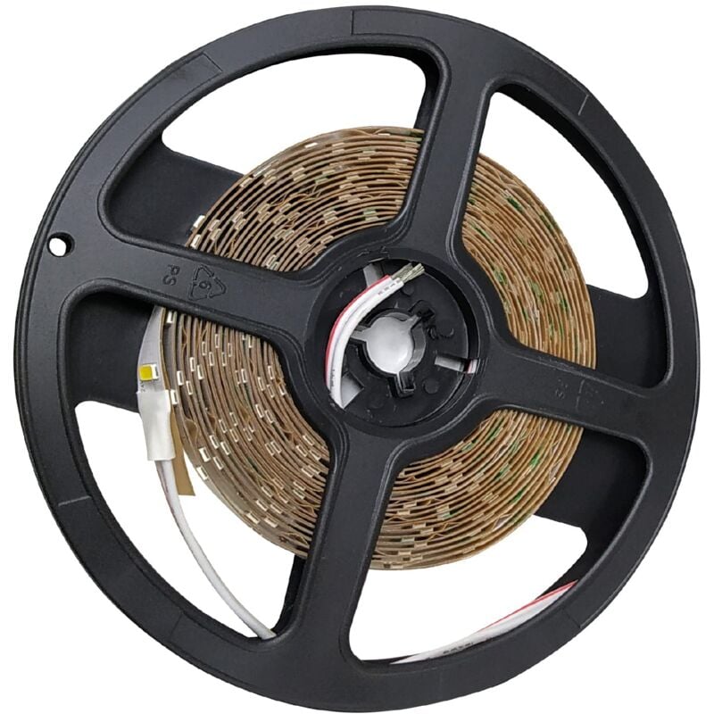 foto del prodotto led atomant rotolo da 5 metri di striscia led 18w metro a 24v, colore bianco freddo 6500k , nastro led con diodo 5630, 60 led metro, 2100 lumen metro