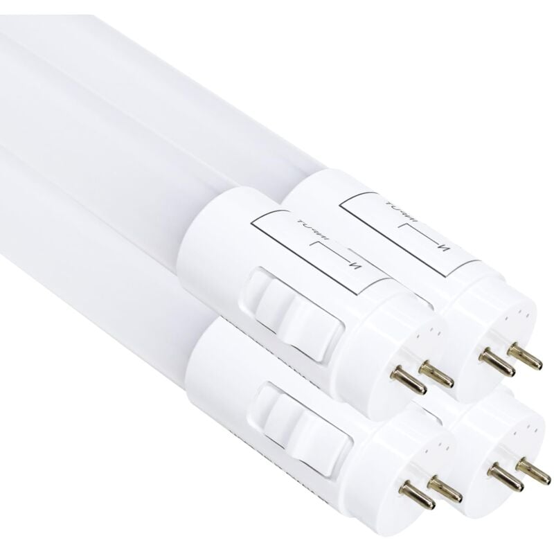 immagine 0 del prodotto led atomant sl led atomant confezione da 4 tubo led 60cm 9w, cct selettore di colore bianco caldo, neutro e freddo , 900 lumen, started led