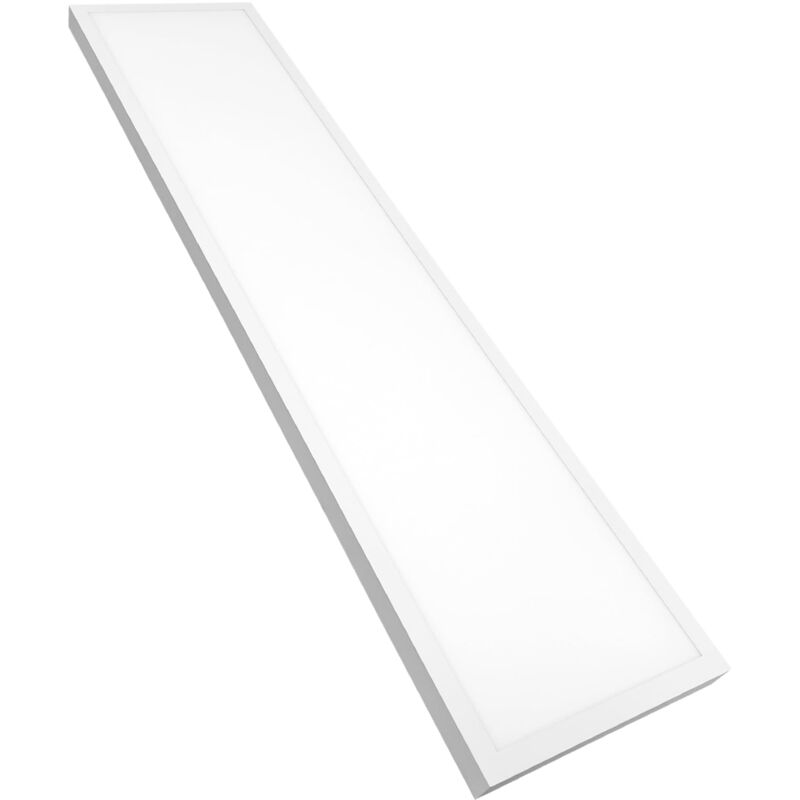foto del prodotto led atomant sl led atomant pannello led da soffitto 120x30cm 48w, cct selettore di colore bianco caldo, neutro e freddo , 5000 lumen, driver