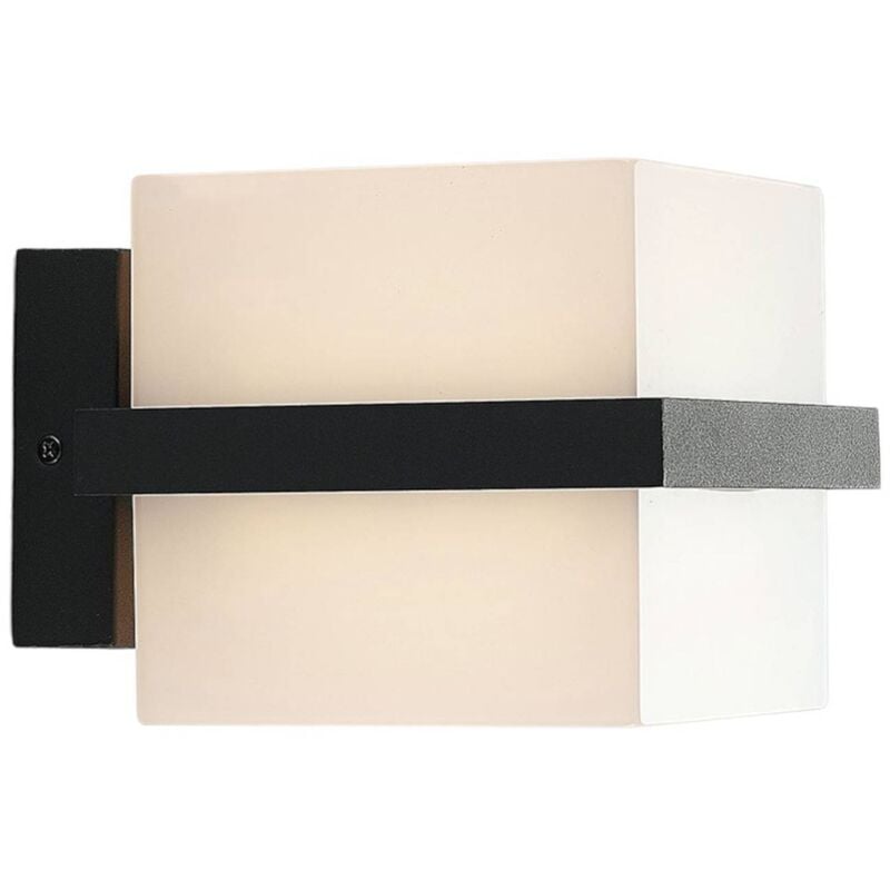 foto del prodotto led auron in nero da plastica lindby