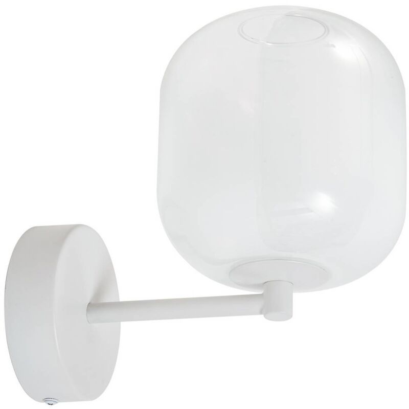 foto del prodotto led 'avelina' in bianco da vetro - lucande