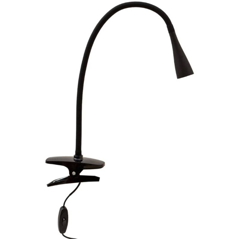 foto del prodotto led baris in nero da metallo lindby
