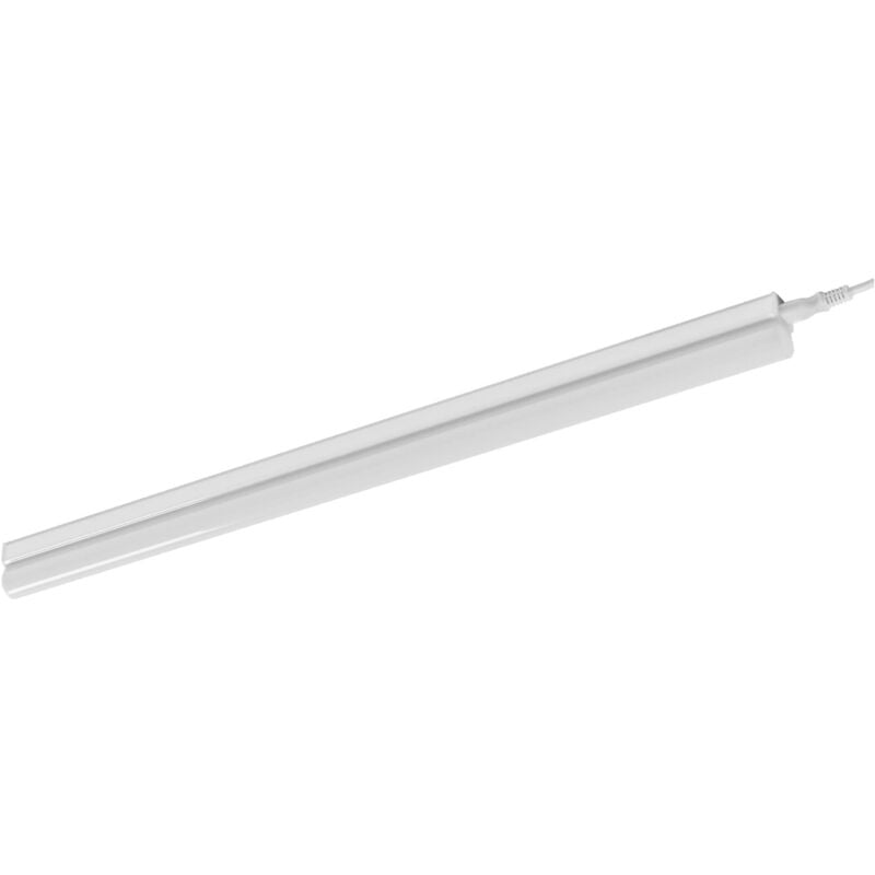 foto del prodotto led batten sensor apparecchio lineare, 60cm, 8w, 900lm, forma t5 con luce bianca calda 3000k , sensore pir per accensione spegnimento senza