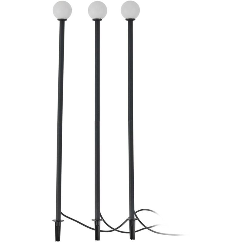 foto del prodotto led brindley in nero da alluminio lindby